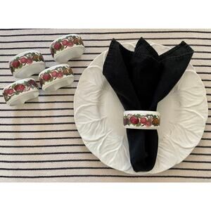 Portmeirion Pomona Napkin Rings Set/5